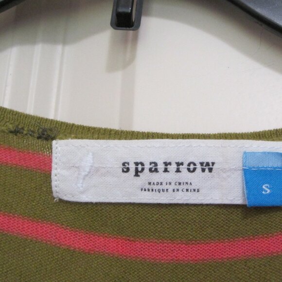 Sparrow striped cardigan sz S - Picture 10 of 10